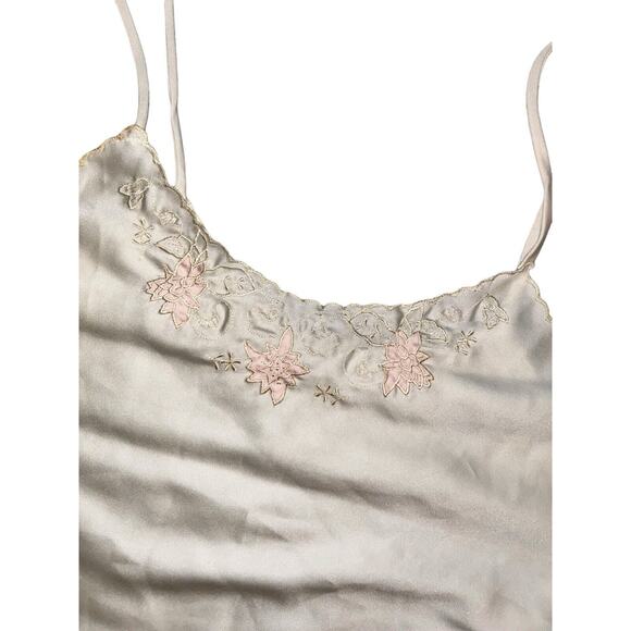 DEENA Vintage Nightgown Womens Medium‎ Babydoll Lace Straps USA Made Ivory Lace - Picture 8 of 8